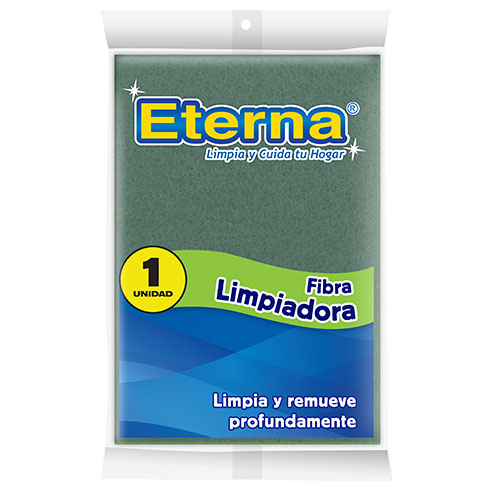 ESPONJA FIBRA ABRASIVA LIMPIADORA